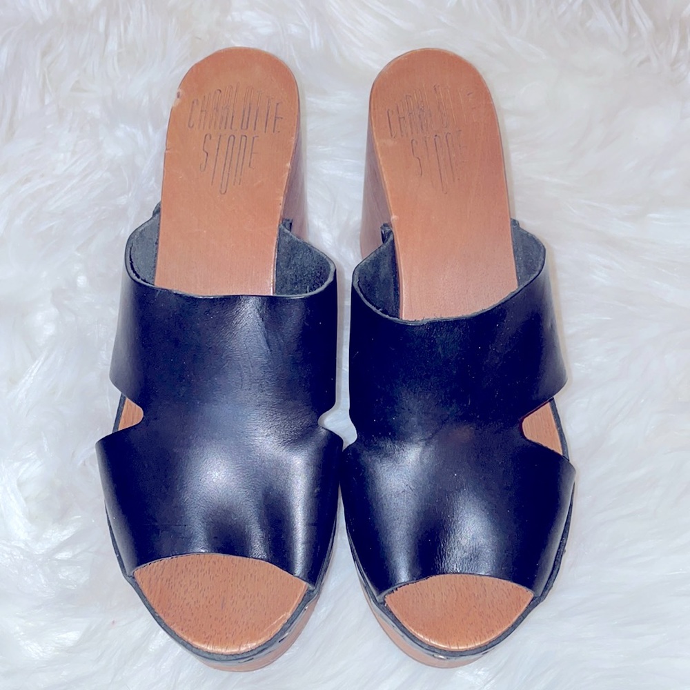 Charlotte Stone Nina Platform Clog Sandal